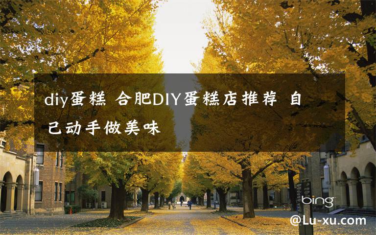 diy蛋糕 合肥DIY蛋糕店推荐 自己动手做美味