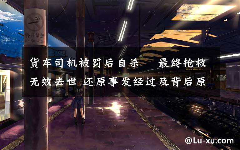 货车司机被罚后自杀 最终抢救无效去世 还原事发经过及背后原因!