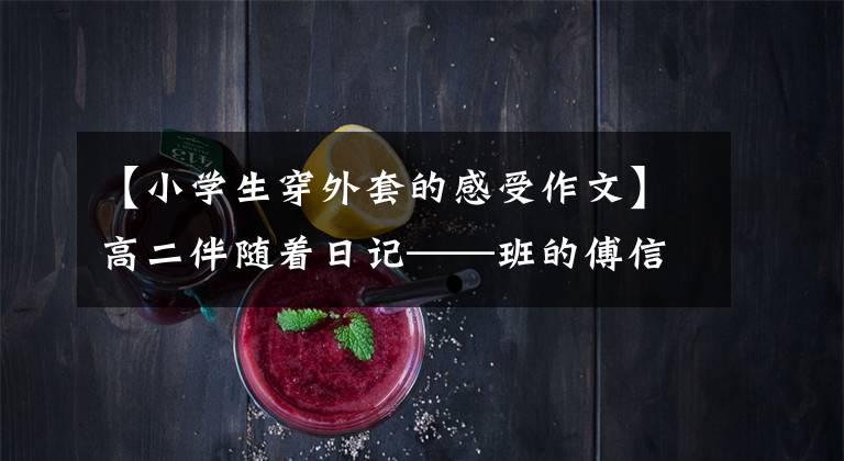 【小学生穿外套的感受作文】高二伴随着日记——班的傅信南