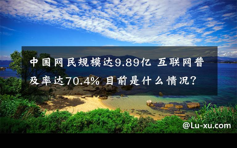 中国网民规模达9.89亿 互联网普及率达70.4% 目前是什么情况?