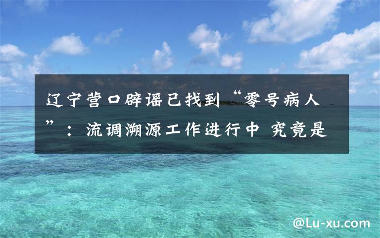 辽宁营口辟谣已找到“零号病人”：流调溯源工作进行中 究竟是怎么一回事?