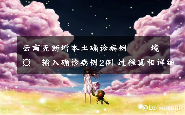 云南无新增本土确诊病例   境外输入确诊病例2例 过程真相详细揭秘!