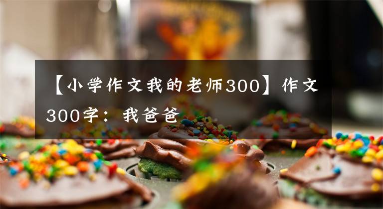【小学作文我的老师300】作文300字：我爸爸