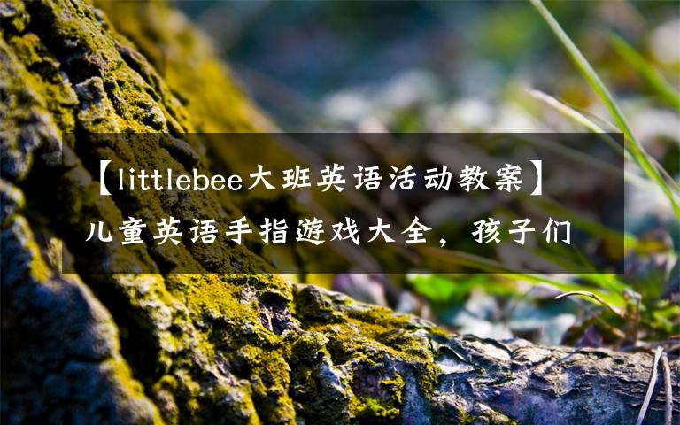 【littlebee大班英语活动教案】儿童英语手指游戏大全,孩子们都喜欢的游戏