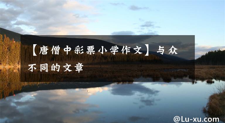 【唐僧中彩票小学作文】与众不同的文章