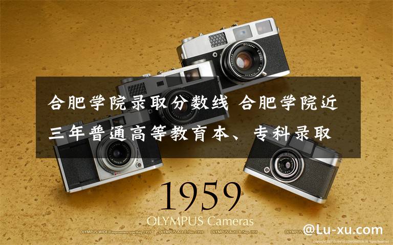 合肥学院录取分数线 合肥学院近三年普通高等教育本、专科录取分数线(安徽省)