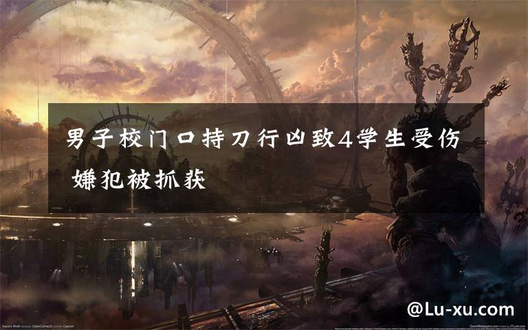 男子校门口持刀行凶致4学生受伤 嫌犯被抓获