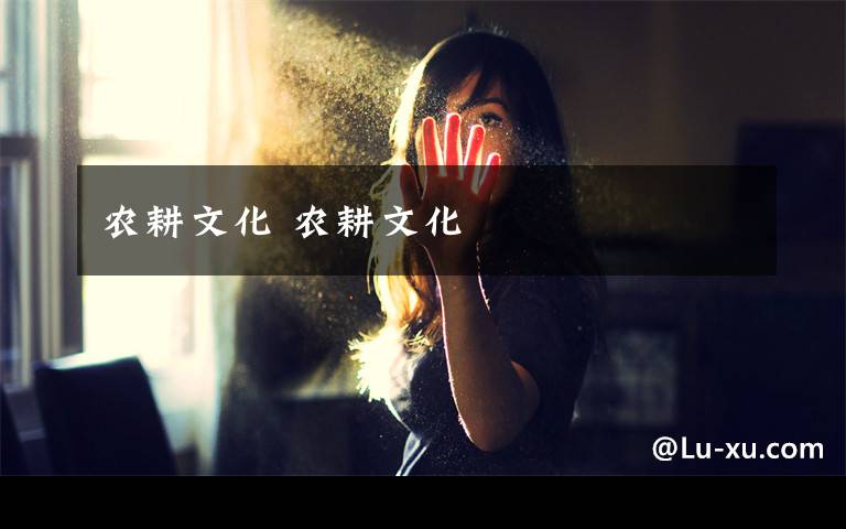 农耕文化 农耕文化