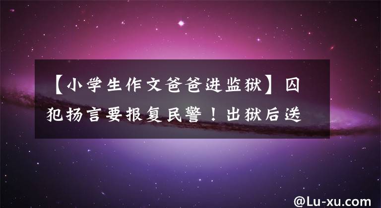 【小学生作文爸爸进监狱】囚犯扬言要报复民警!出狱后送来了这样的包裹。