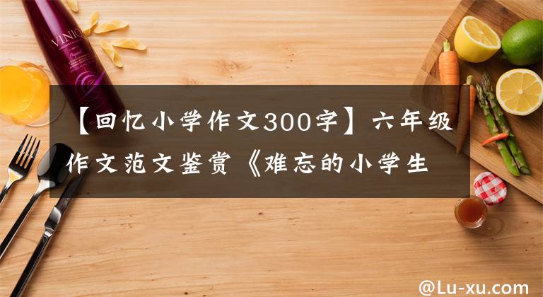 【回忆小学作文300字】六年级作文范文鉴赏《难忘的小学生活》