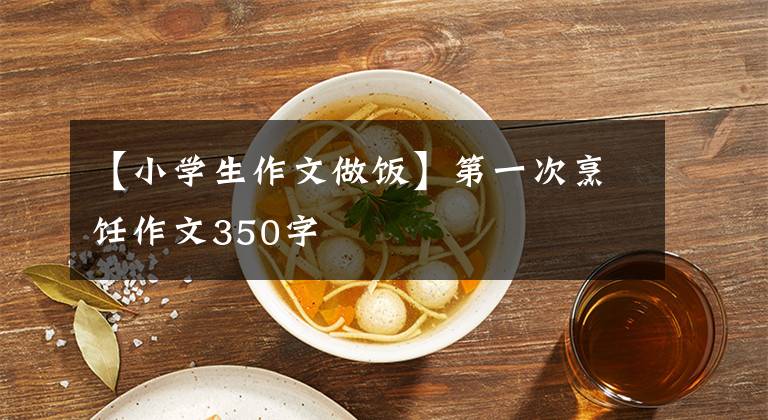 【小学生作文做饭】第一次烹饪作文350字