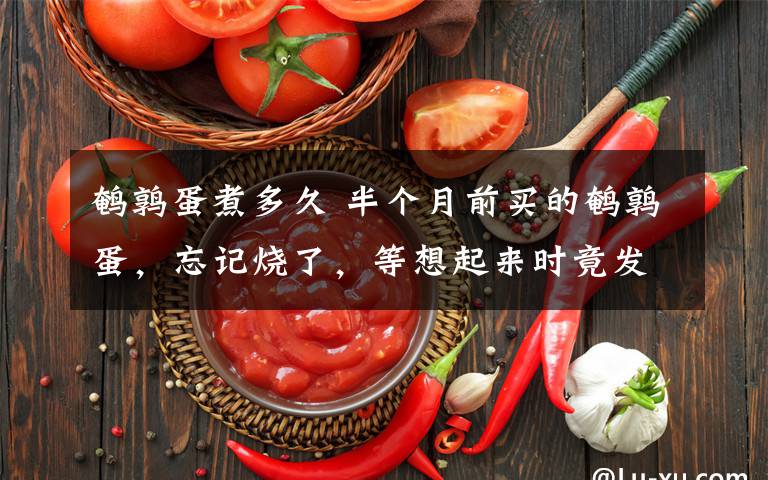 鹌鹑蛋煮多久 半个月前买的鹌鹑蛋,忘记烧了,等想起来时竟发现…