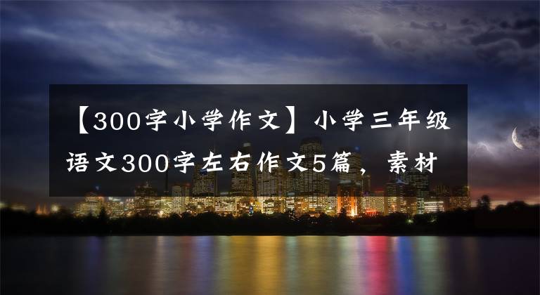 【300字小学作文】小学三年级语文300字左右作文5篇，素材积累，请家长收藏。