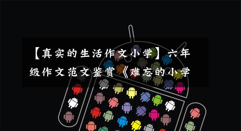 【真实的生活作文小学】六年级作文范文鉴赏《难忘的小学生活》