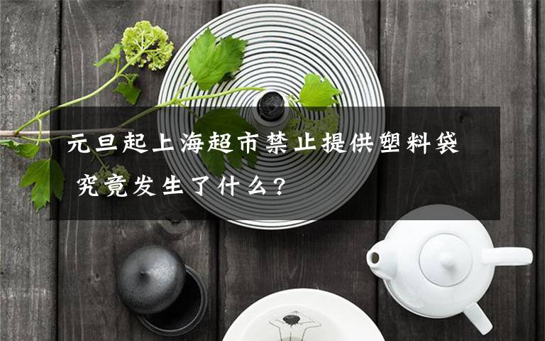 元旦起上海超市禁止提供塑料袋 究竟发生了什么?