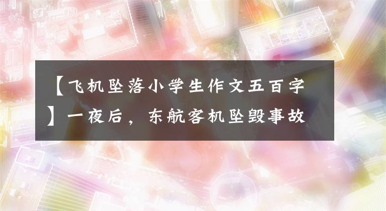 【飞机坠落小学生作文五百字】一夜后,东航客机坠毁事故中出现了这种最新情况