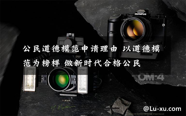 公民道德模范申请理由 以道德模范为榜样 做新时代合格公民