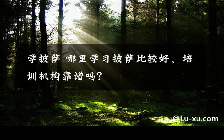 学披萨 哪里学习披萨比较好,培训机构靠谱吗?