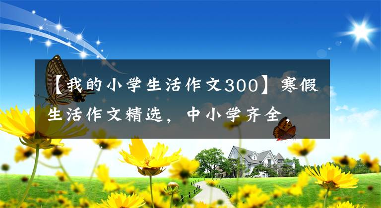 【我的小学生活作文300】寒假生活作文精选,中小学齐全,你值得拥有!