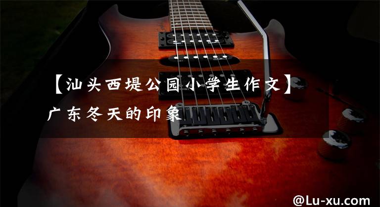 【汕头西堤公园小学生作文】广东冬天的印象