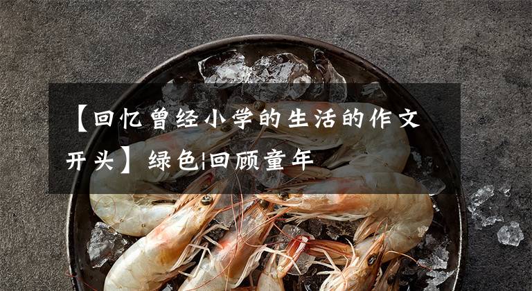 【回忆曾经小学的生活的作文开头】绿色|回顾童年