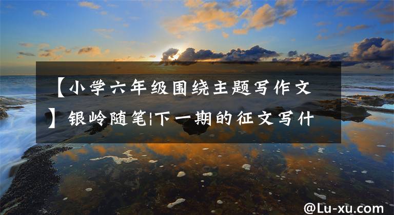 【小学六年级围绕主题写作文】银岭随笔|下一期的征文写什么主题?你说了算。