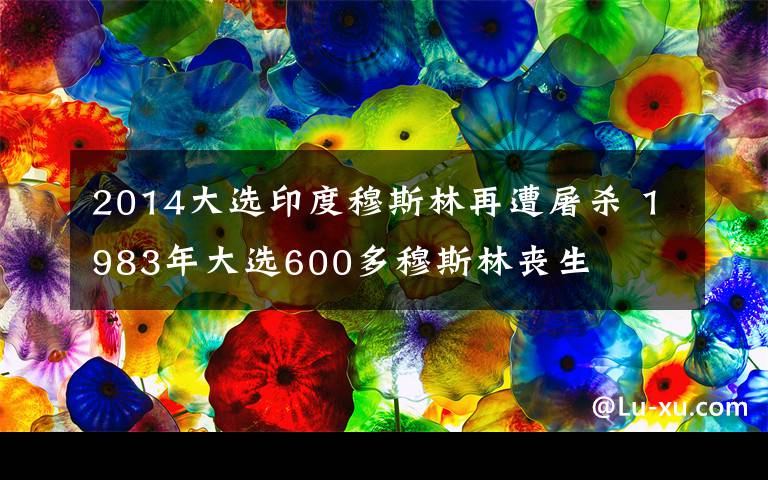 2014大选印度穆斯林再遭屠杀 1983年大选600多穆斯林丧生