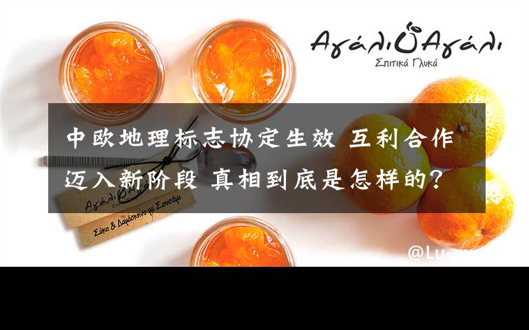 中欧地理标志协定生效 互利合作迈入新阶段 真相到底是怎样的?
