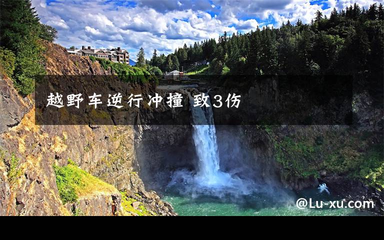 越野车逆行冲撞 致3伤