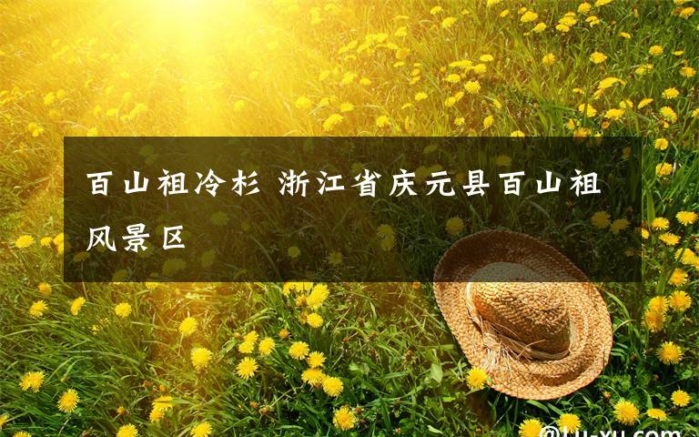 百山祖冷杉 浙江省庆元县百山祖风景区