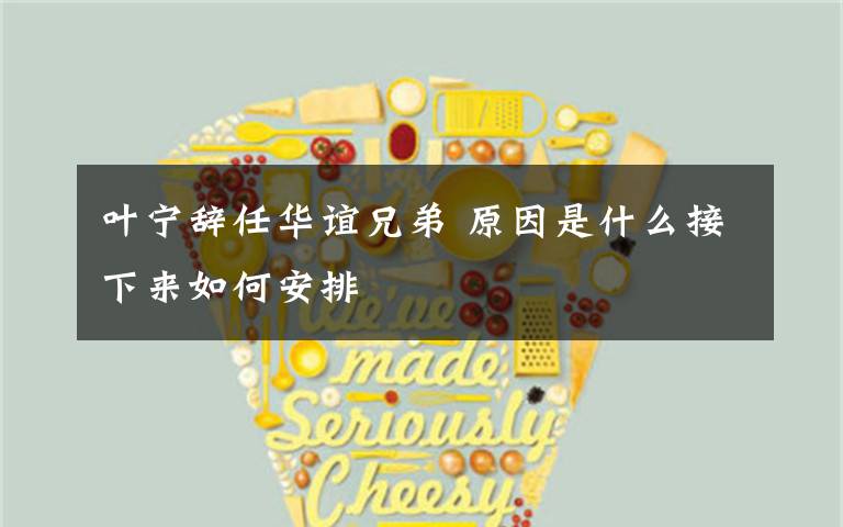 叶宁辞任华谊兄弟 原因是什么接下来如何安排