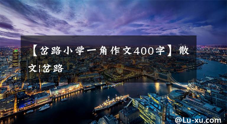 【岔路小学一角作文400字】散文|岔路