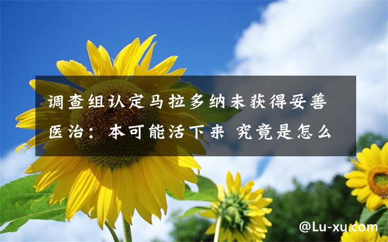 调查组认定马拉多纳未获得妥善医治:本可能活下来 究竟是怎么一回事?