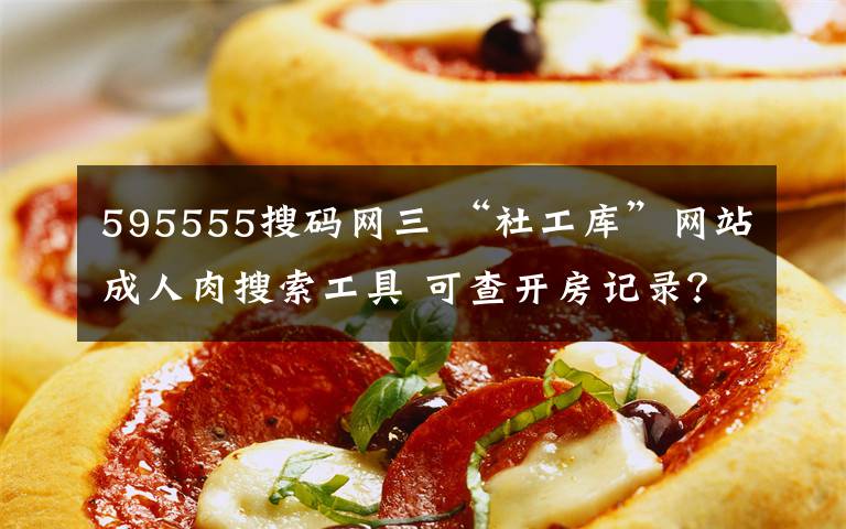 595555搜码网三 “社工库”网站成人肉搜索工具 可查开房记录?