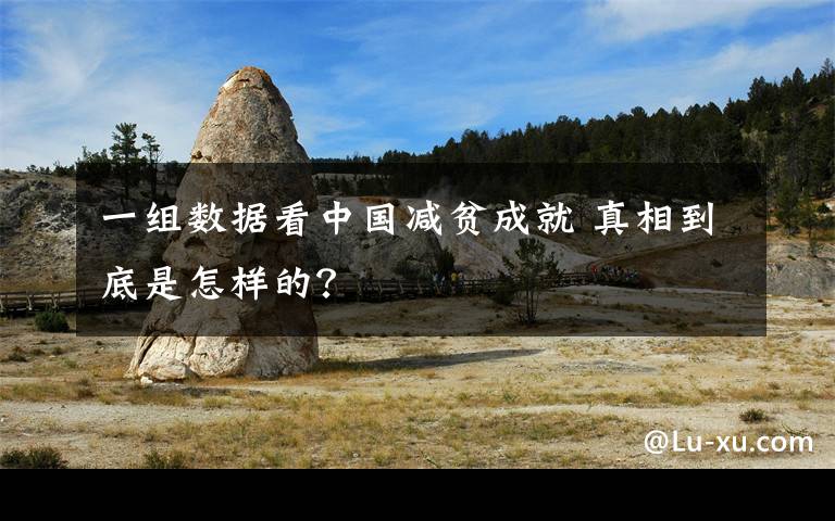 一组数据看中国减贫成就 真相到底是怎样的?