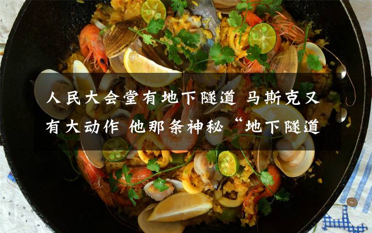 人民大会堂有地下隧道 马斯克又有大动作 他那条神秘“地下隧道”被曝光