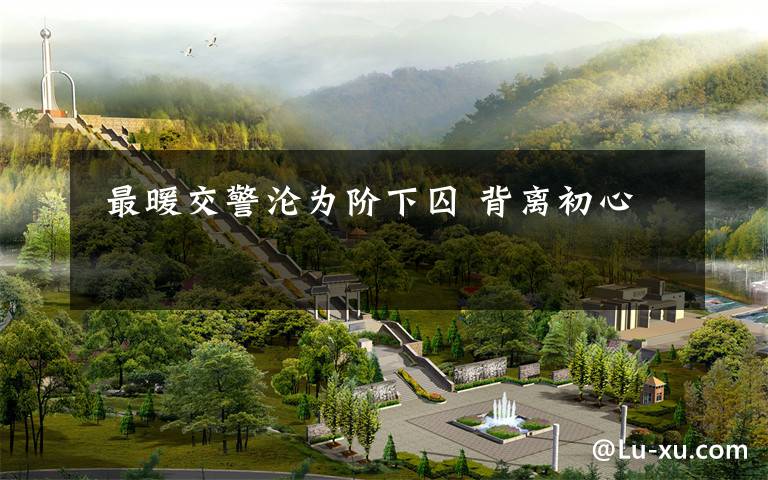 最暖交警沦为阶下囚 背离初心