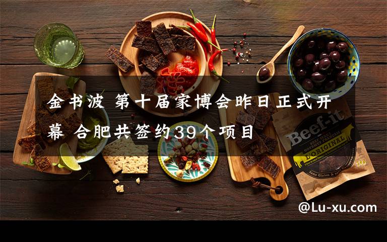 金书波 第十届家博会昨日正式开幕 合肥共签约39个项目