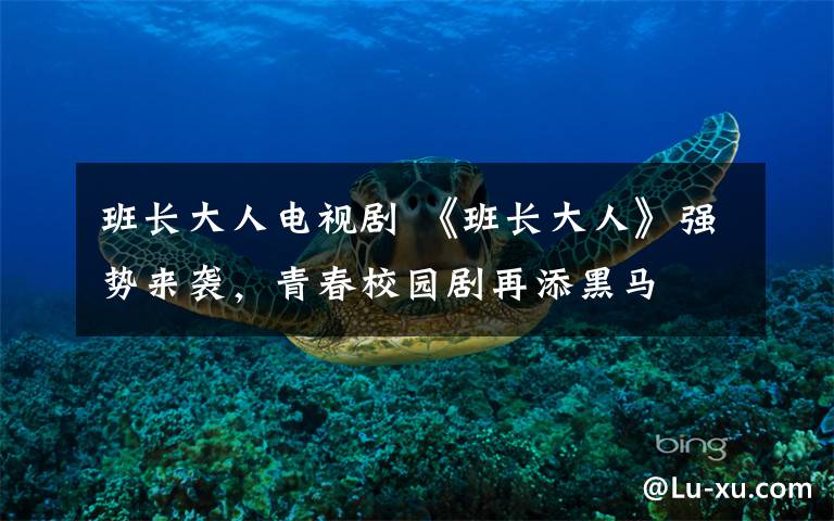 班长大人电视剧 《班长大人》强势来袭,青春校园剧再添黑马