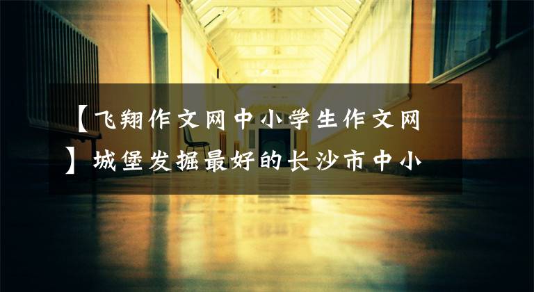 【飞翔作文网中小学生作文网】城堡发掘最好的长沙市中小学生作文网公开试运行