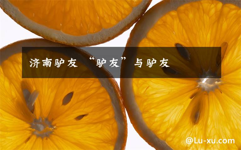 济南驴友 “驴友”与驴友