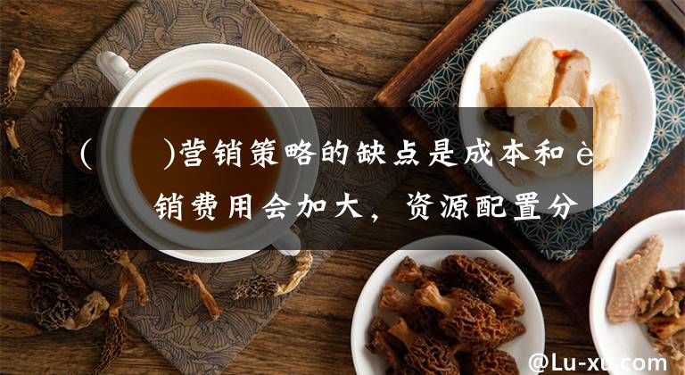 (  )营销策略的缺点是成本和营销费用会加大,资源配置分散,不易形成拳头产品