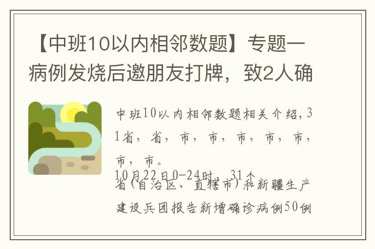 【中班10以内相邻数题】专题一病例发烧后邀朋友打牌,致2人确诊|一地调整为高风险|1市关闭所有文体娱乐场所