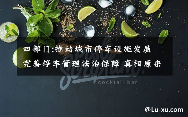 四部门:推动城市停车设施发展 完善停车管理法治保障 真相原来是这样！