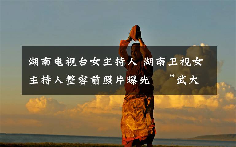 湖南电视台女主持人 湖南卫视女主持人整容前照片曝光 “武大校花”犹如换头!