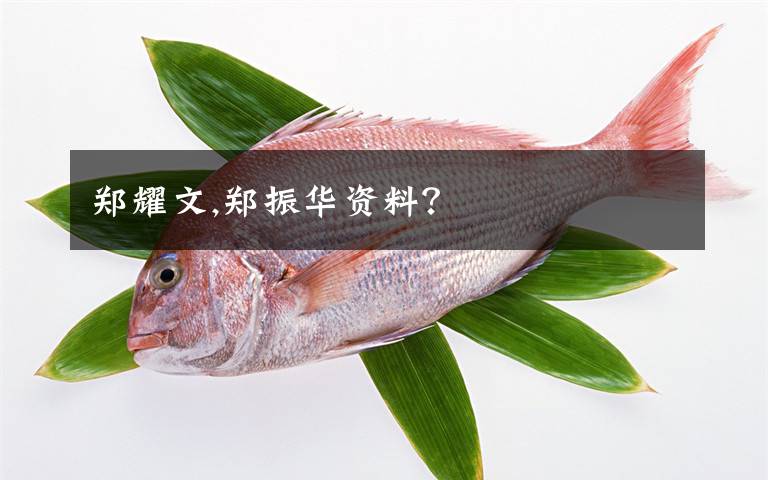 郑耀文,郑振华资料？