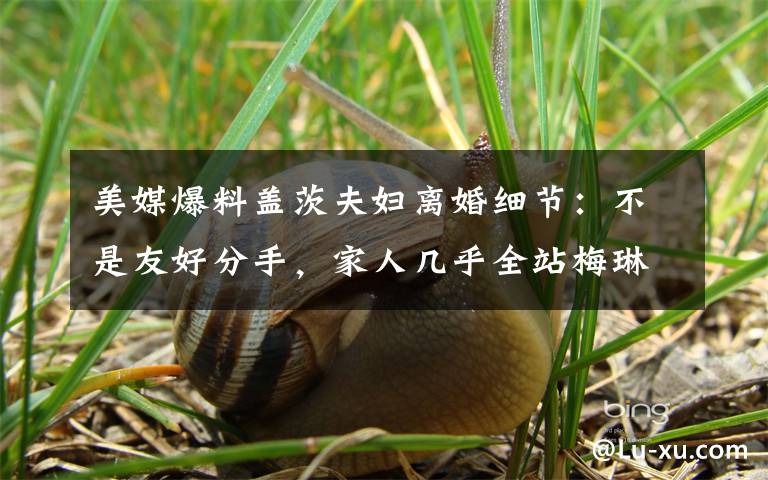 美媒爆料盖茨夫妇离婚细节:不是友好分手,家人几乎全站梅琳达 具体是什么情况?