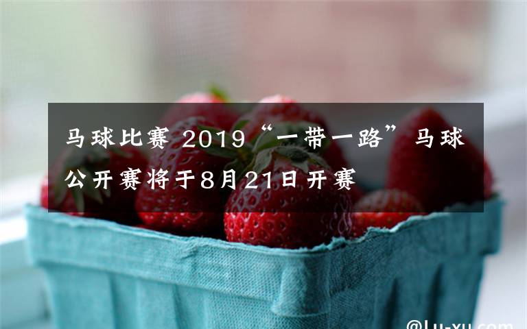 马球比赛 2019“一带一路”马球公开赛将于8月21日开赛