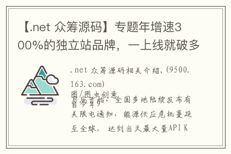 【.net 众筹源码】专题年增速300%的独立站品牌，一上线就破多项记录