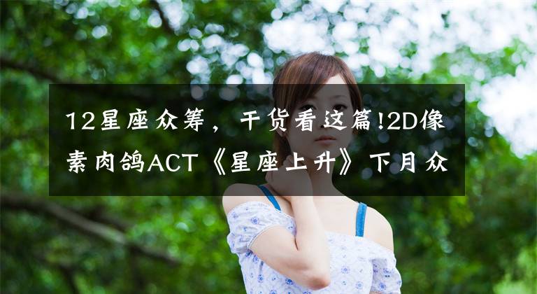 12星座众筹,干货看这篇!2D像素肉鸽ACT《星座上升》下月众筹推出试玩版